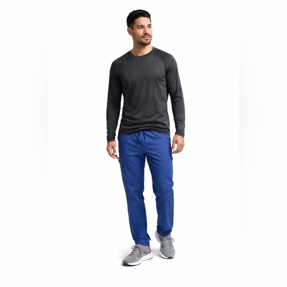 FIGS Men’s Seamless Long Sleeve Performance Shirt in Black – Sz XL